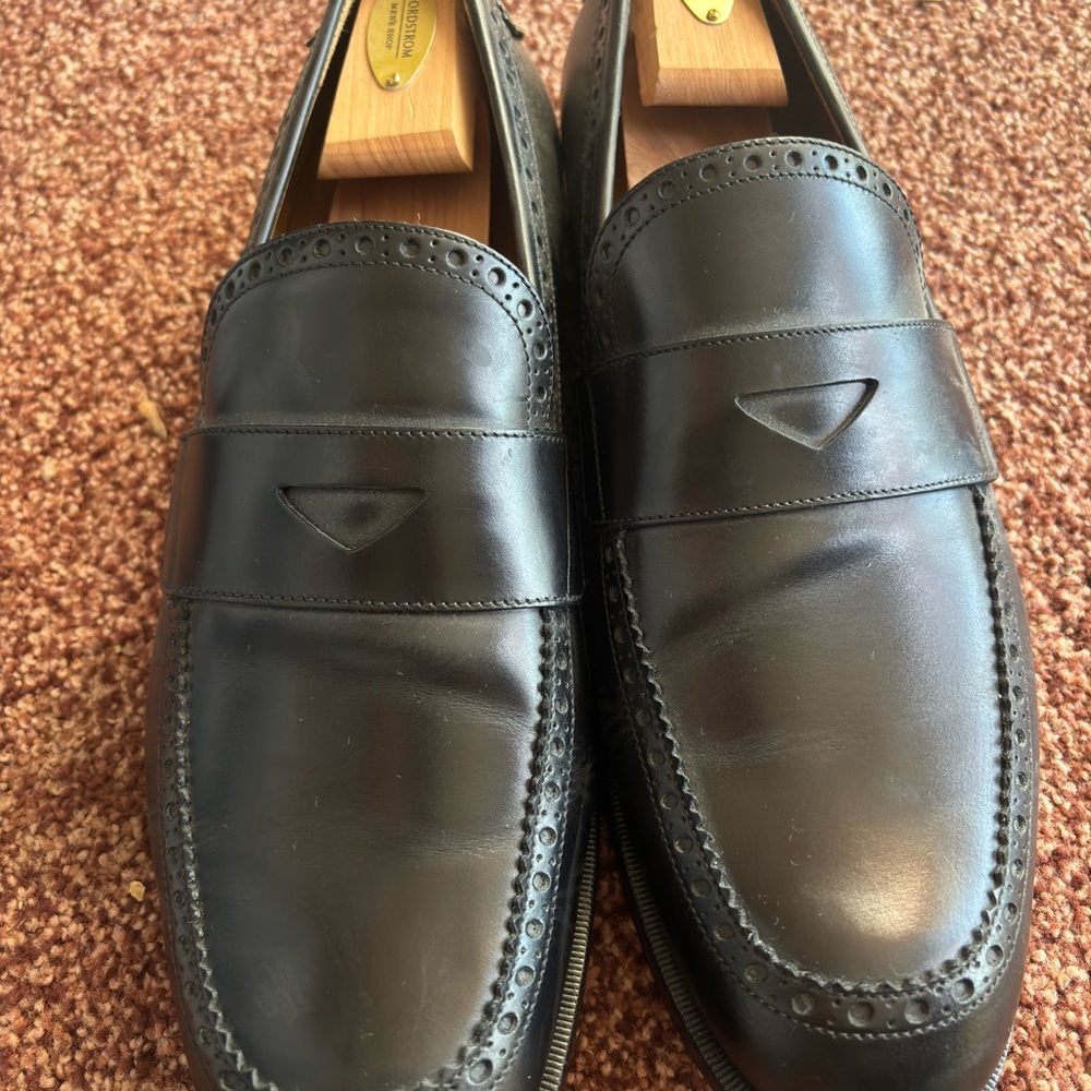 Gucci Dark Brown Leather Loafers